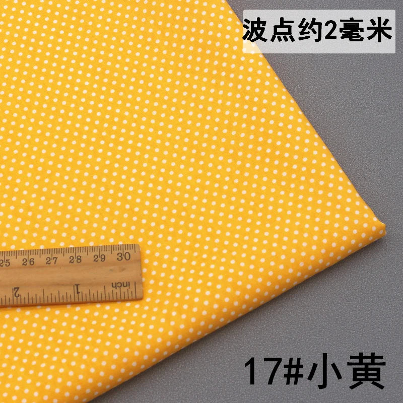 Pure Cotton Polka Dot Poplin Fabric Thin Upholstery By the Meter for Clothes Shirts Pants Skirts Dresses DIY Sewing Soft Textile