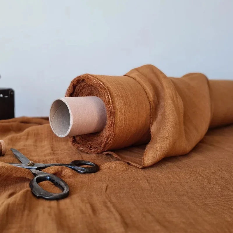 100% French Linen Fabric – 280cm Wide, By the Meter