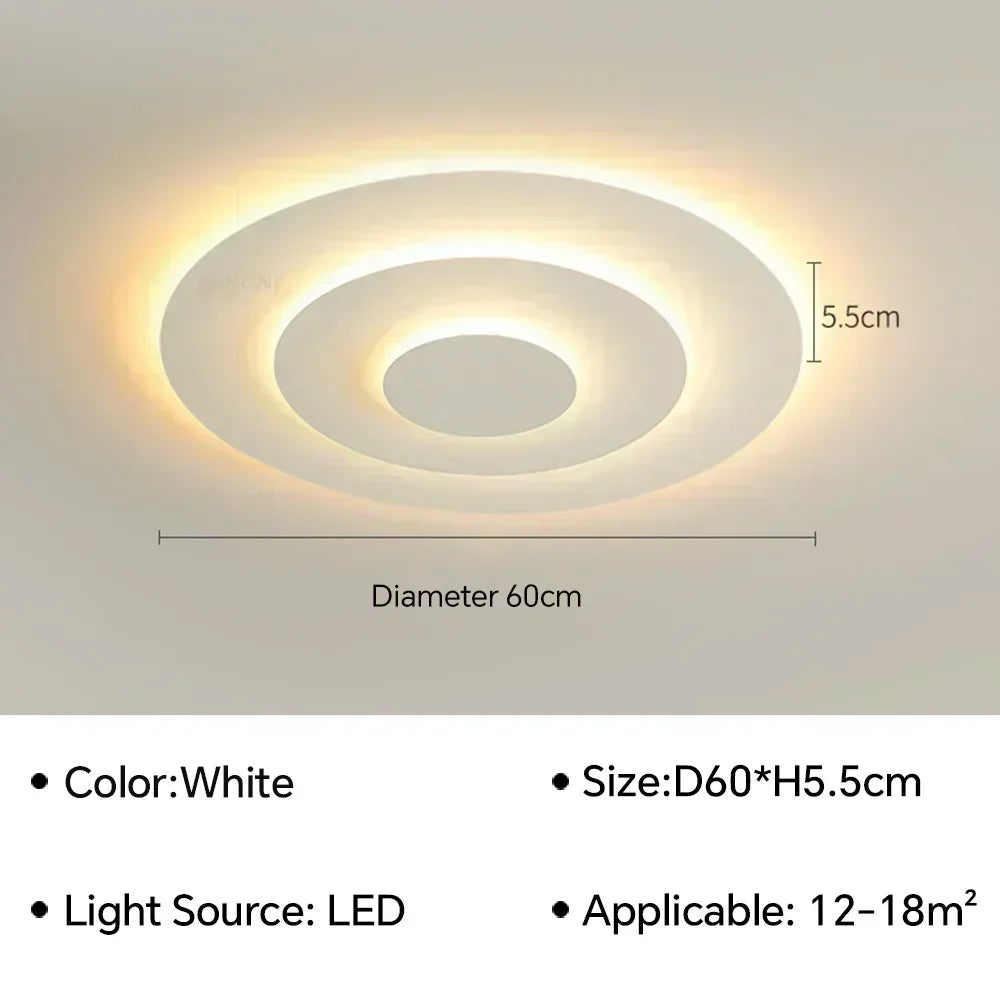 Nordic LED Ceiling Chandelier – 5 Styles, 4 Sizes, Dimmable Option