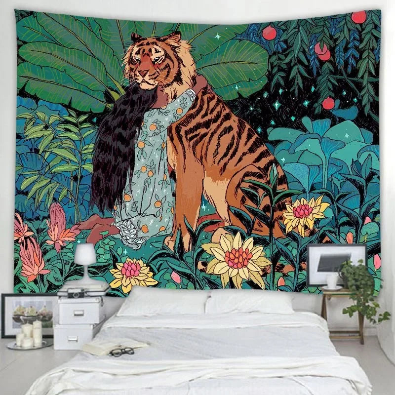 SCENIC WALL TAPESTRY - 100% Polyester, 9 Sizes - Calm Spaces