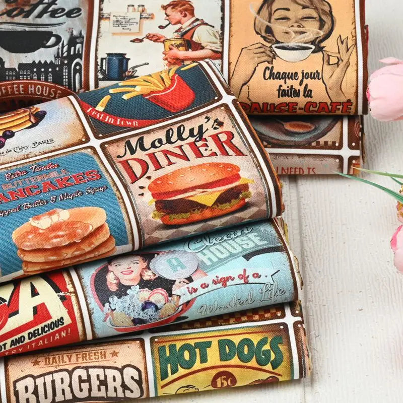 VINTAGE PRINTED COTTON - 110cm Wide - Quilting & Sewing Fabric
