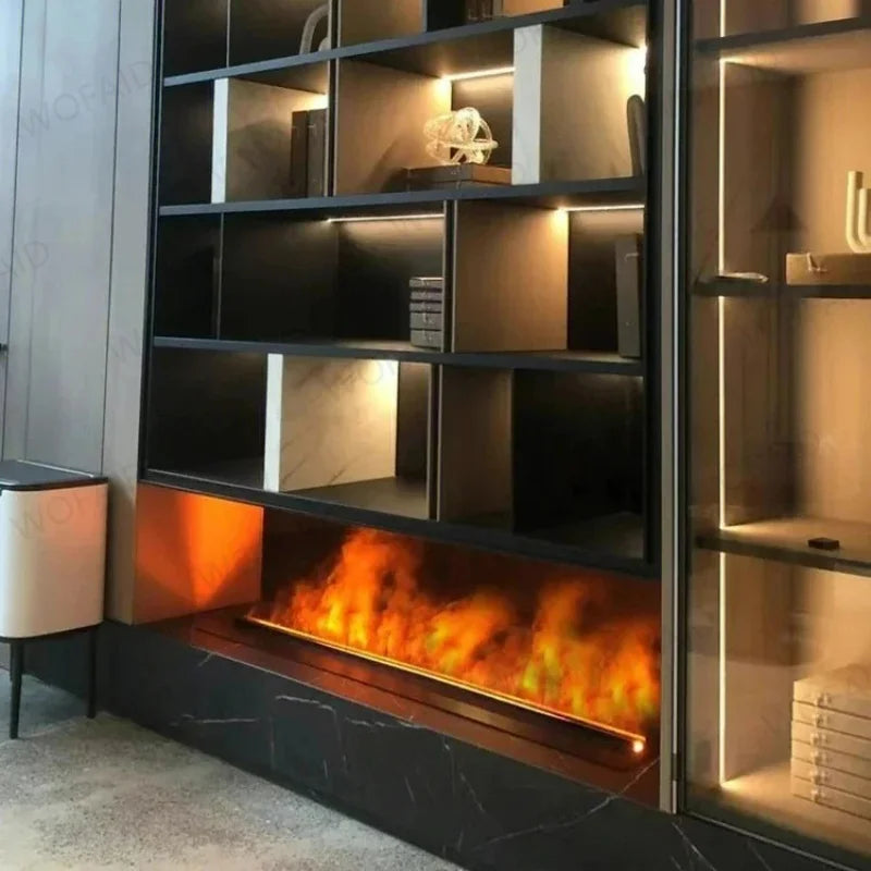 3D Simulation Atomized Fireplace - Smart Fireplace