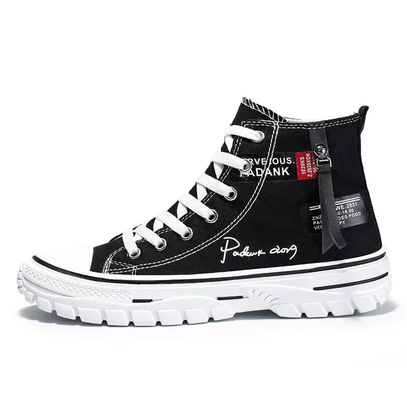 CHUNK UP - Męskie trampki na wysokiej platformie - Oddychające, grube sneakersy