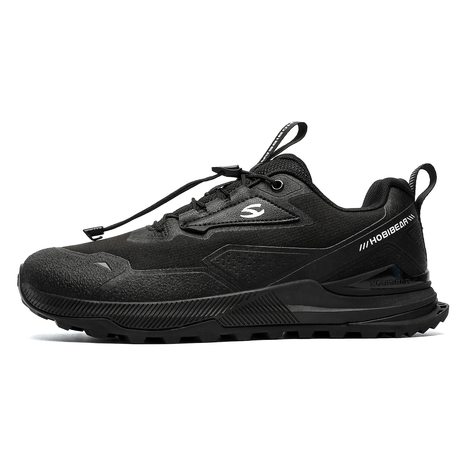 HOBIBEAR Hiking Walking Shoes Men Women - Elastic Band Non-Slip Outdoor Sneakers