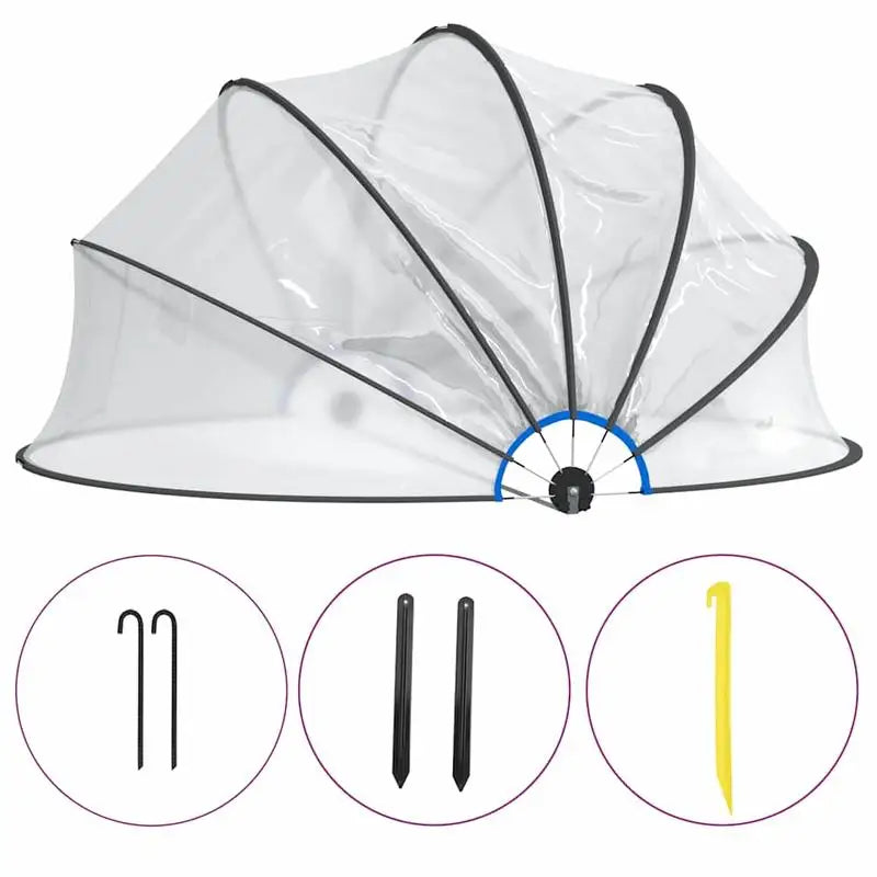 POOL DOME - 500 × 250 cm - UV Protection & Heat Retention