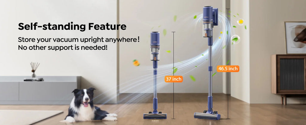 Laresar V11 Cordless Vacuum Cleaner – 650W, 75000PA Ultra-Strong Suction