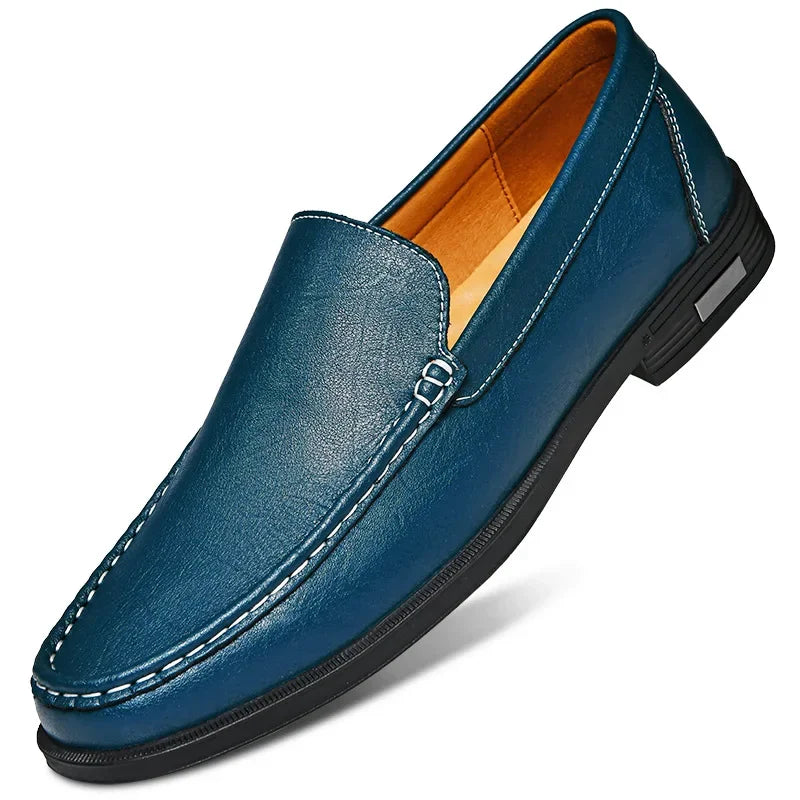 BOARDROOM - Men's Leather Slip-On Formal Dress Shoes - Office, Wedding & Beyond