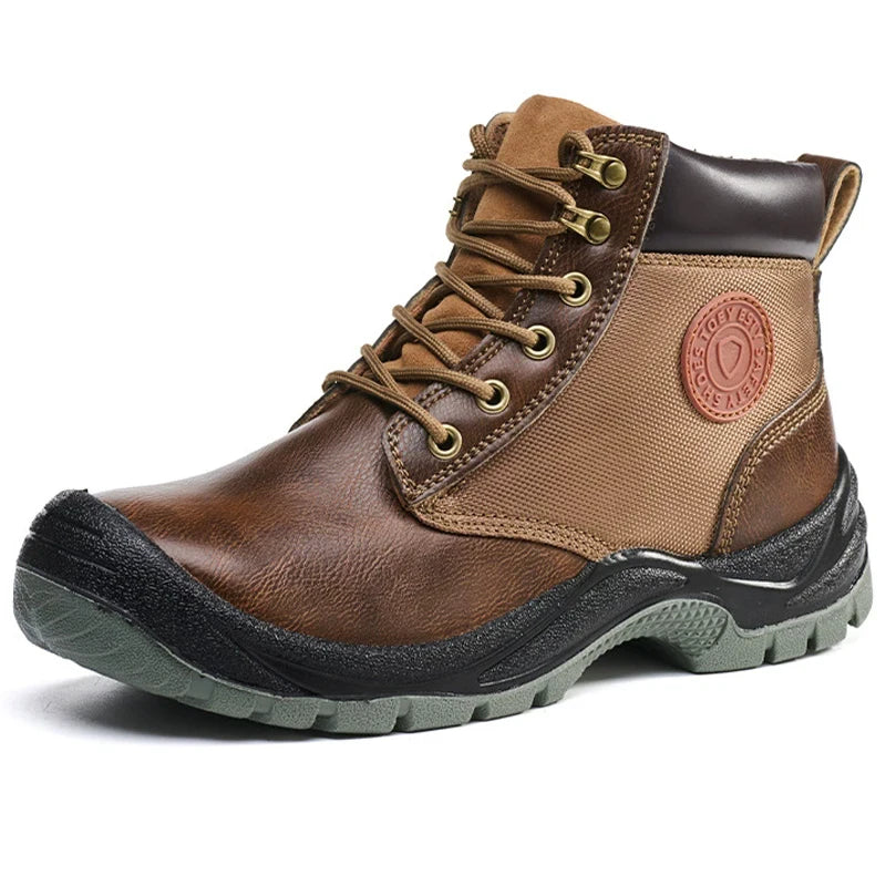 IRON GUARD - Men's Indestructible Work Safety Boots - Anti-Smash, Anti-Puncture, Non-Slip