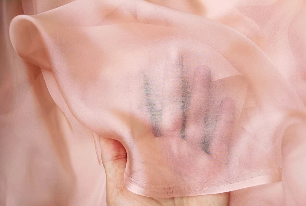 SILK CHIFFON - Pure Mulberry Silk Chiffon 140cm 6mm - The Fabric That Moves Like Water
