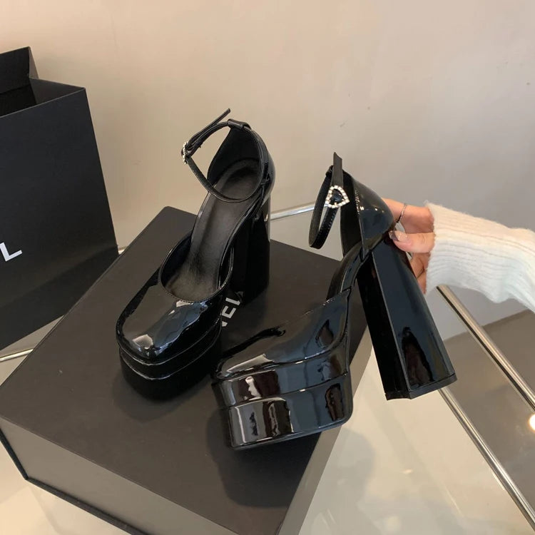 15cm Super High Heels Satin Wedding Shoes Sexy Women's Nightclub Pumps Double Platform Party Sandals Plus Size 35-42