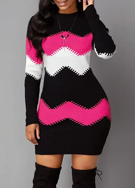 2024 Autumn Women Dress Hip Vintage Strip Befree Large Size Big Sexy Boho Casual Party Elegant Dresses for Women S-5XL