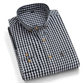 PLAID OXFORD COTTON SHIRT - Slim Fit, 6 Colors - Sharp Weekends
