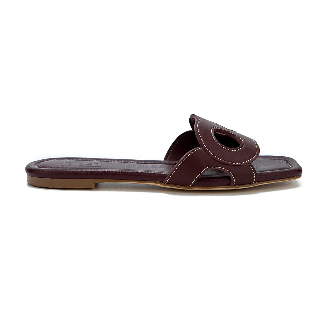 PG PATSY GARIS Niche Brand Women's Slippers Fashion Design Multifunctional Outdoor Style Women's Flat Slippers Solid Color