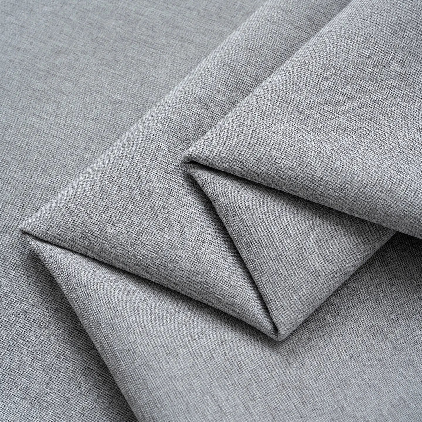 THICKENED PLAIN LINEN-LOOK FABRIC - 100% Polyester, 420g/m, 148cm Wide - Solid Rooms