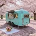 Dessert Food Trailer – Airstream Mobile Kitchen Cabinets
