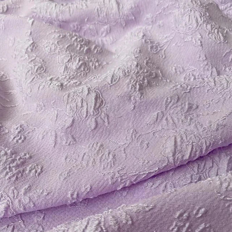 0.5m/1m/2m/5m Rose Relief Jacquard Fabric For Sewing Women's Dresses, Princess Dresses, Handmade DIY Clothing Fabric TJ22835