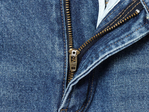 Balloon Sickle Barrel Jeans - Mid Waist Curved Wide Leg