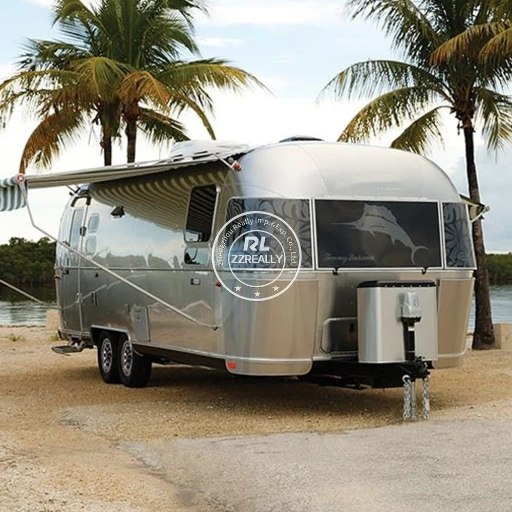 Luxury Campers Motorhomes Off Road Caravans Trailer Camper USA Standards RV Travel Trailer With Kitchen