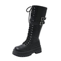Block Heel Mid-Calf Boots – Zip Waterproof Plus Size