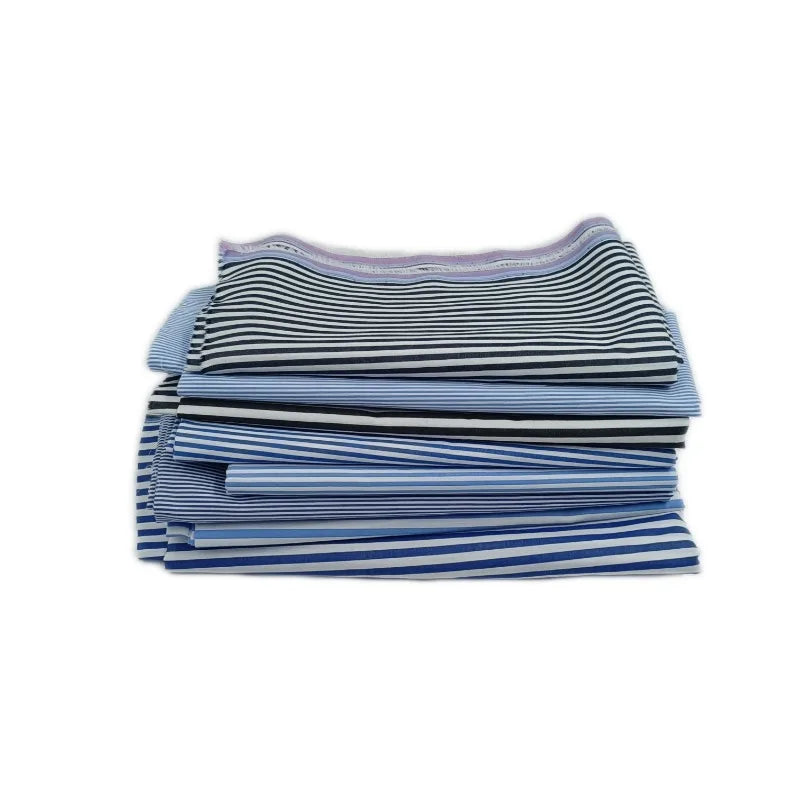 Striped Cotton Poplin Fabric – 145cm Wide, By the Meter