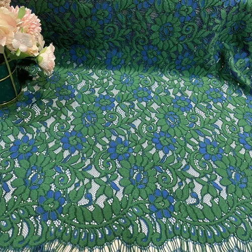 COTTON LACE FABRIC - Floral 3D Mesh, 150cm Wide - Soft Details