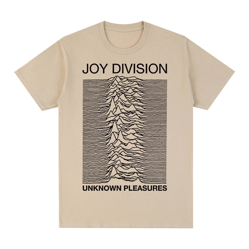 Joy Division UNKNOWN PLEASURES Vintage t-shirt Fashion Casual Streetwear Cotton Men T shirt New TEE TSHIRT Womens tops