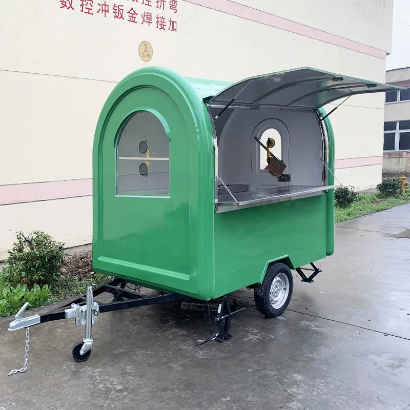 Round Airstream Food Trailer – Mobile Kitchen Coffee Bar