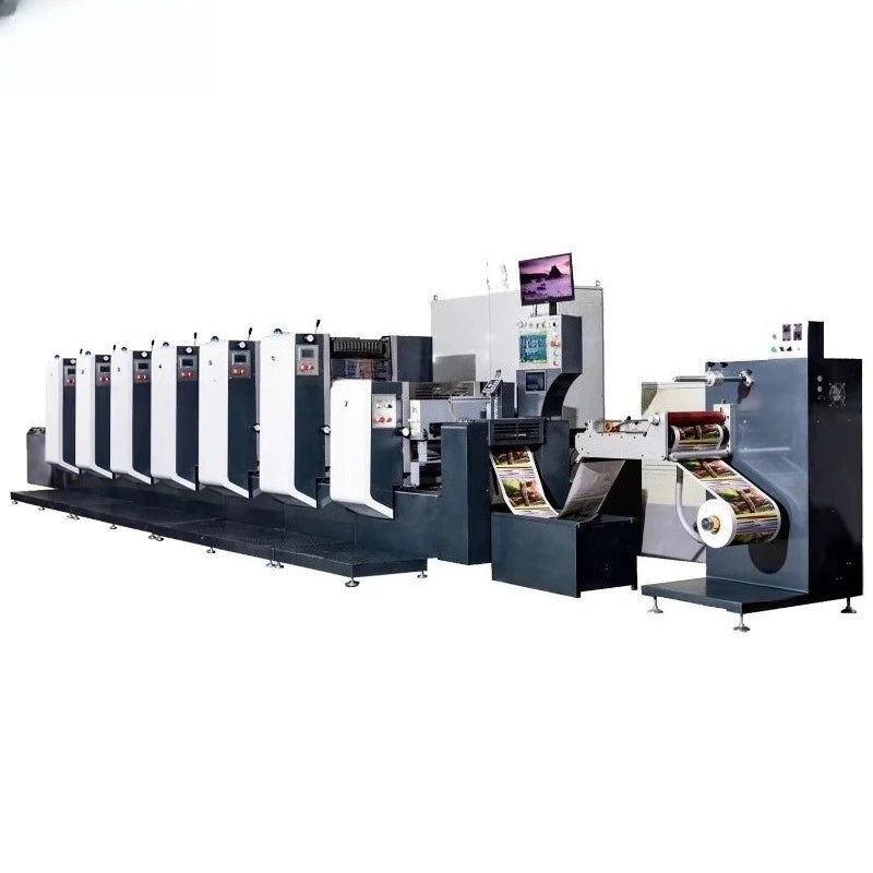 HDPS-350 ROTARY LABEL PRINTING MACHINE - 6-Color, Servo Drive - Full Auto