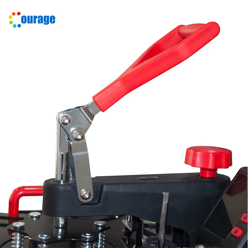 COURAGE HEAT PRESS MACHINE - 11-in-1 Sublimation Combo - Semi-Auto