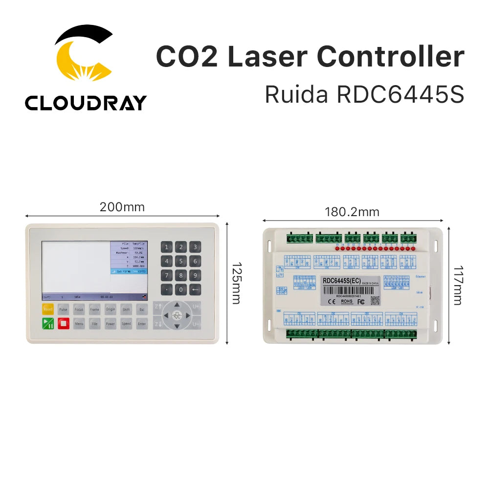 Ruida RDC6445S Laser Controller - 4-Axis - Engraving & Cutting