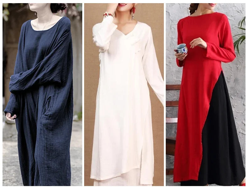 Soft Thin Linen Cotton Fabric Solid Color Organic Material Pure Natural Flax For Sewing Handmade Clothes Patchwork Fabric