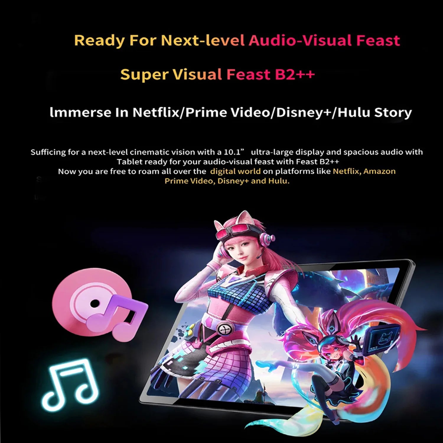 Pad 10.1" Ice View - Octa-Core 6GB+128GB, 4G LTE, 6000mAh