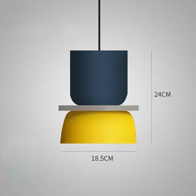 Macaron Pendant Lamp – Nordic, Multi-Color, S/M/L