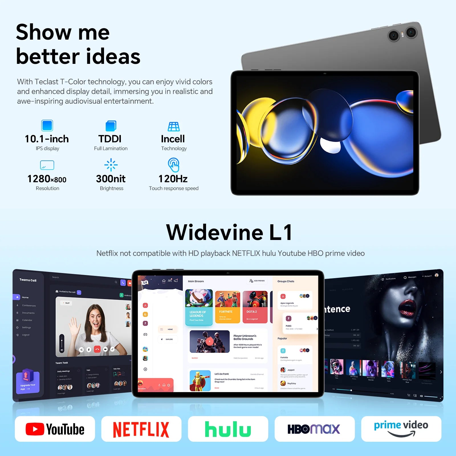 Teclast P30T Set 10.1" Tablet Android 16 T7200 8-core Max 12GB RAM 128GB ROM 6000mAh Keyboard/Case/Mouse/Stylus/Headphone/Stand