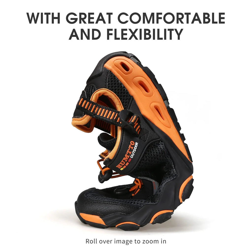 HUMTTO Men's Summer Wading Hiking Shoes - Quick Dry Breathable Outdoor Sneakers