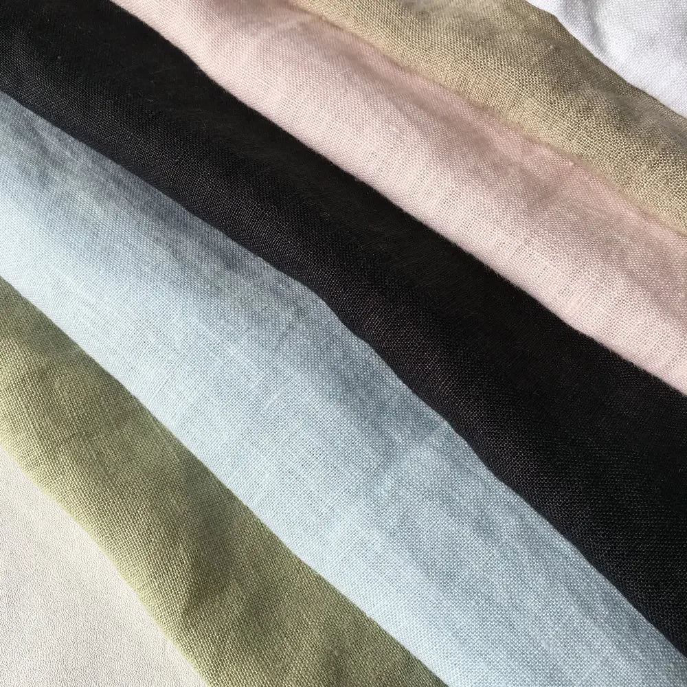 100% French Linen Fabric – 280cm Wide, By the Meter