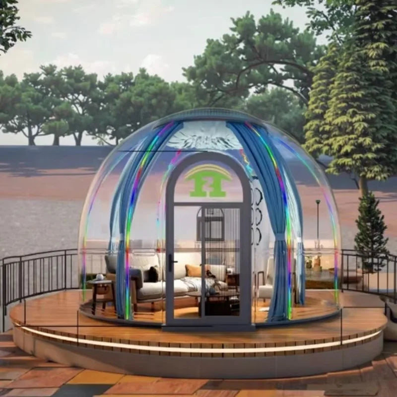 Luxury Bubble Dome House - Transparent Polycarbonate Star Hotel