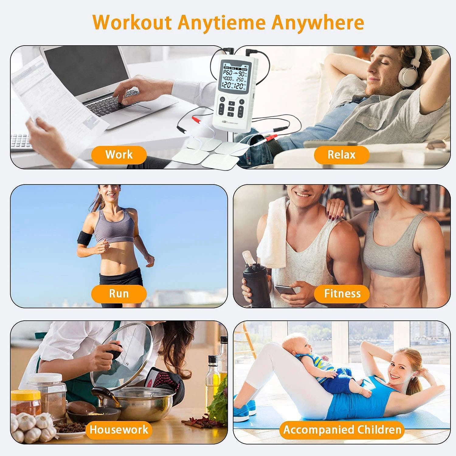 4-in-1 Physiotherapy Device – 60 Modes