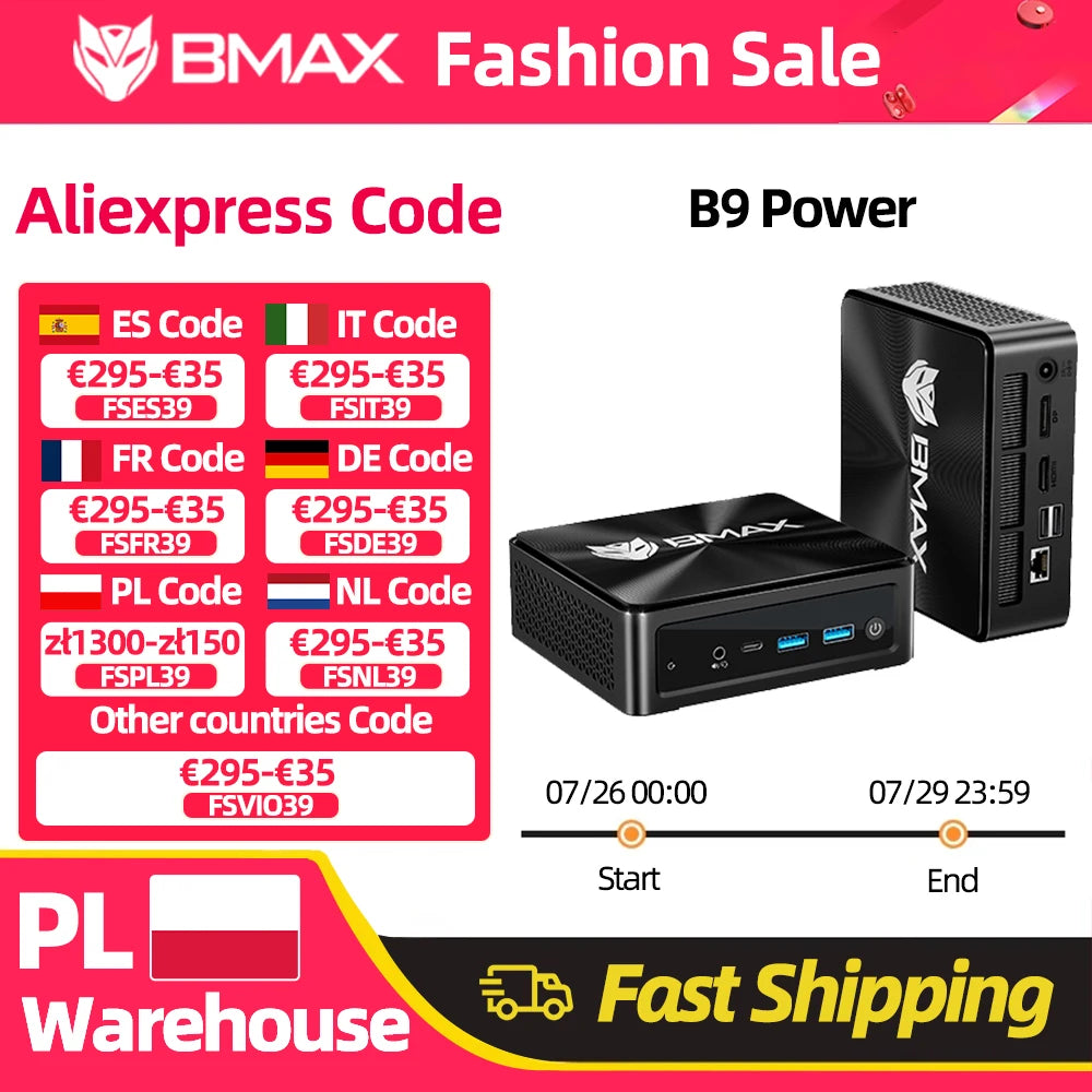 BMAX B9 Power Mini PC i9