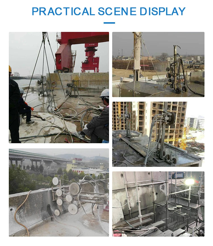 Hydraulic Diamond Wire Saw - 120 mm - CE Stone/Concrete Cutter