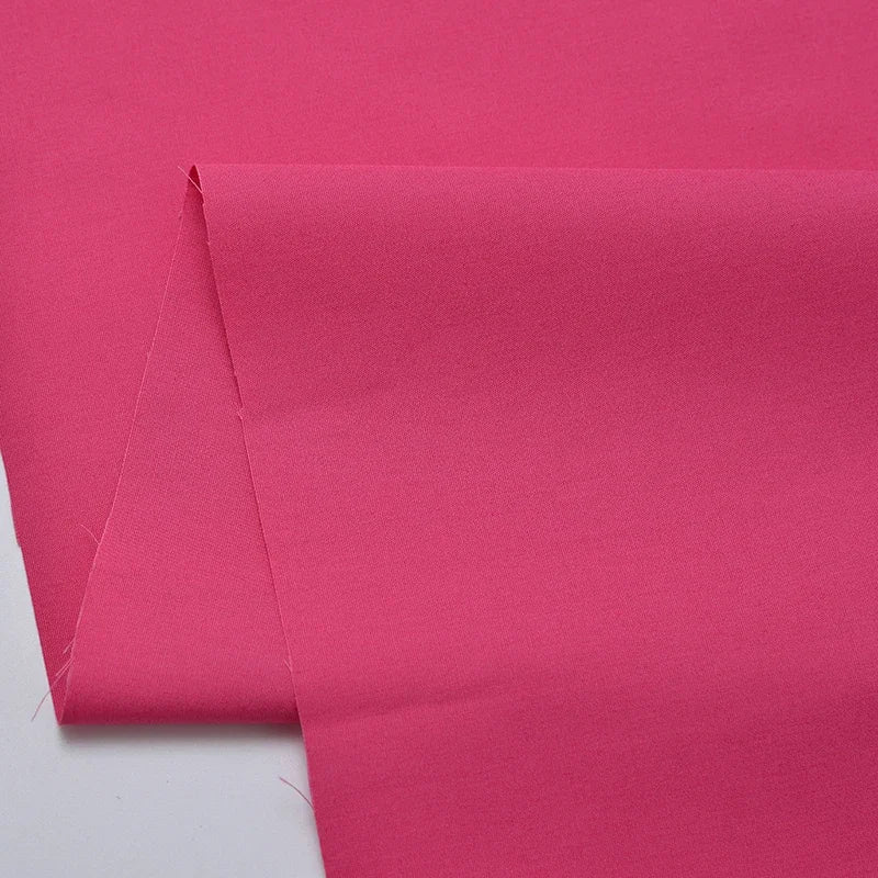 PLAIN COTTON POPLIN FABRIC - 150cm Wide, 46 Solid Colours - Everyday Sewing