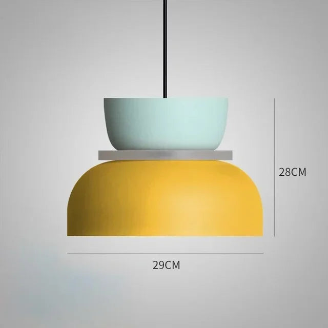 Macaron Pendant Lamp – Nordic, Multi-Color, S/M/L