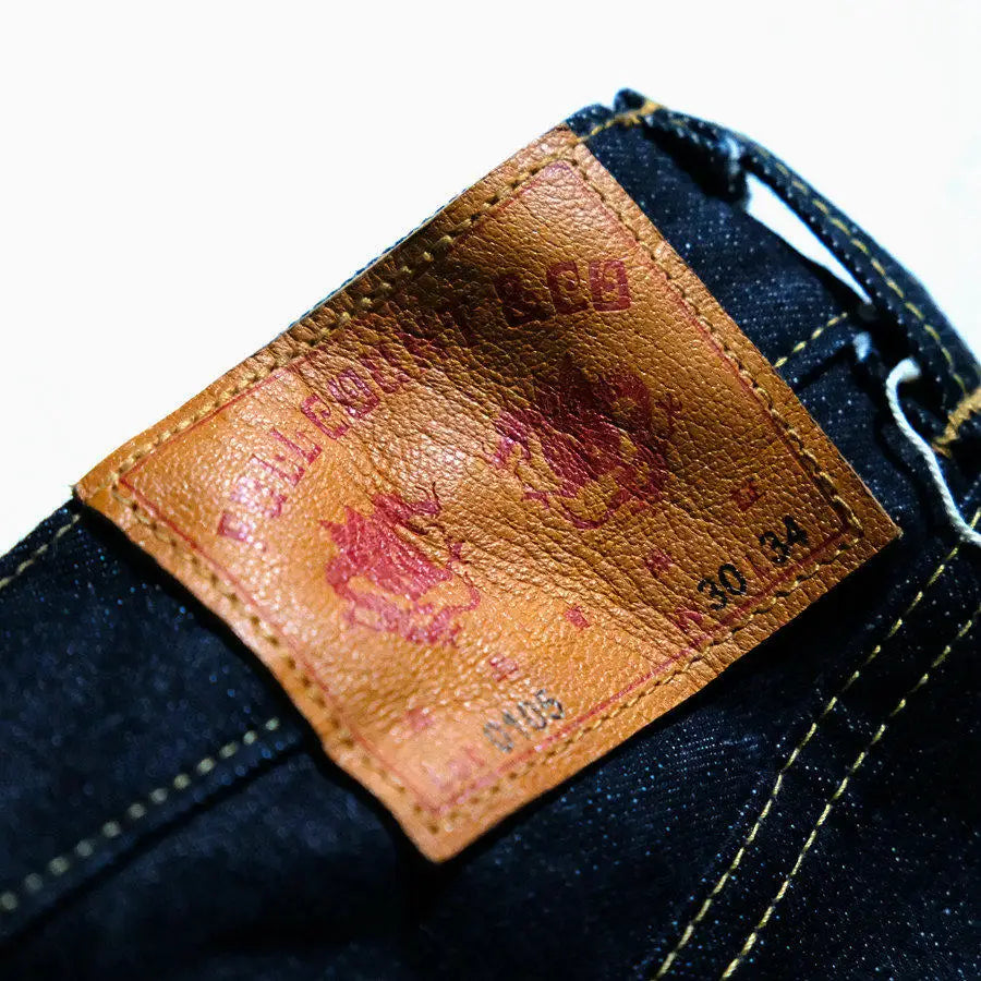 FULLCOUNT Zimbabwean Cotton 1953 Classic 13.7oz Wide Leg Straight Denim Red Ear Jeans