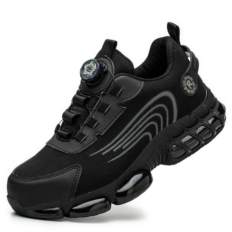 SAFETY WORK BOOTS - Men's Steel Toe Anti-Puncture Slip-On Shoes - Tough All Day, Every Day