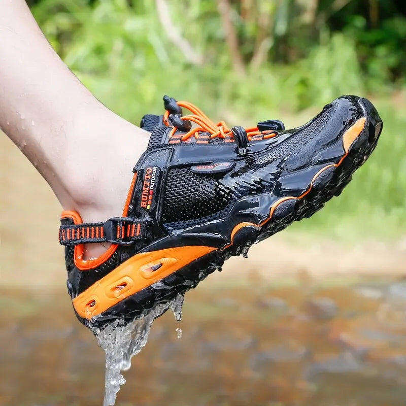 HUMTTO Men's Summer Wading Hiking Shoes - Quick Dry Breathable Outdoor Sneakers