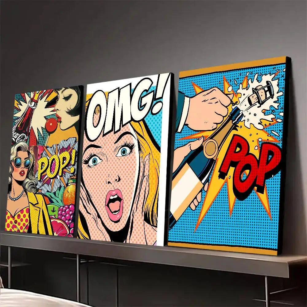 Lichtenstein Tears Poster - Pop Art - Bold Statement