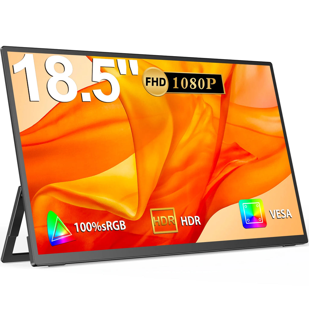 UPERFECT 18.5" Portable Monitor - FHD 1080P 120Hz Gaming Display
