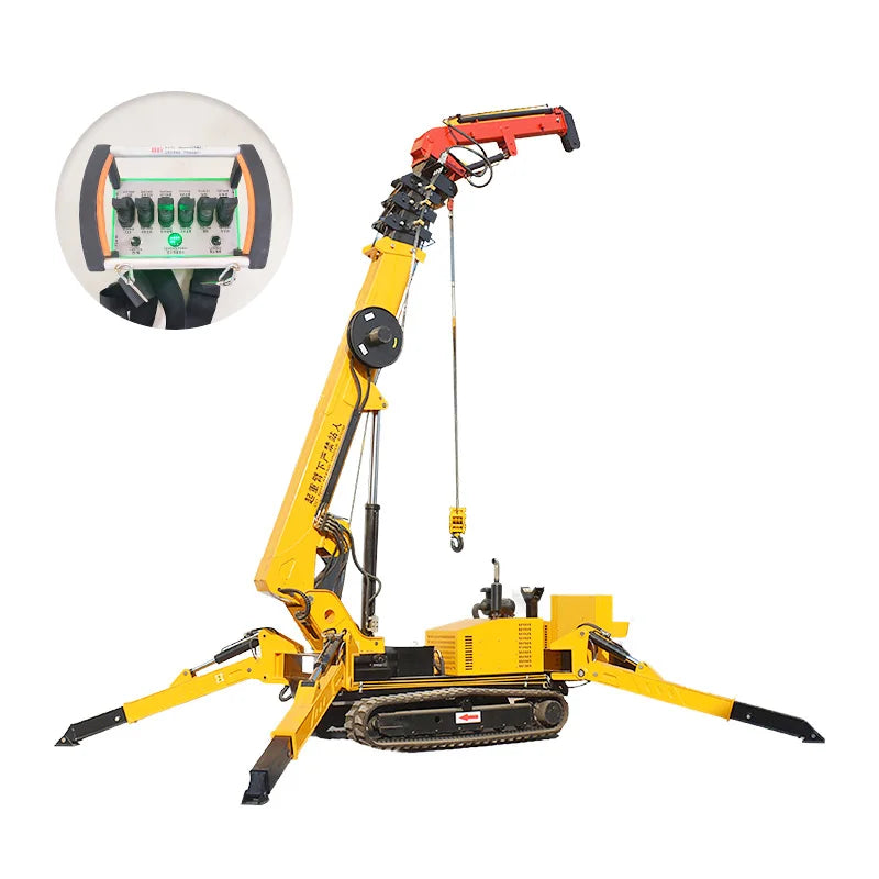 SPIDER CRANE - 8 m Working Radius, 0.3 t Span - High-Access Lifting