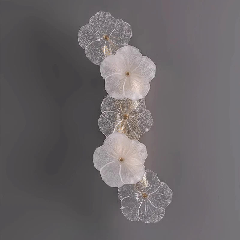 French Luxury Wall Lamp – Cream Style, Frosted Glass, 2 Sizes