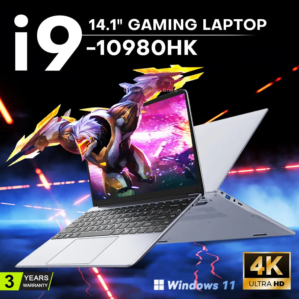 14.1" Compact Gaming Laptop - 4K Power in a Portable Body